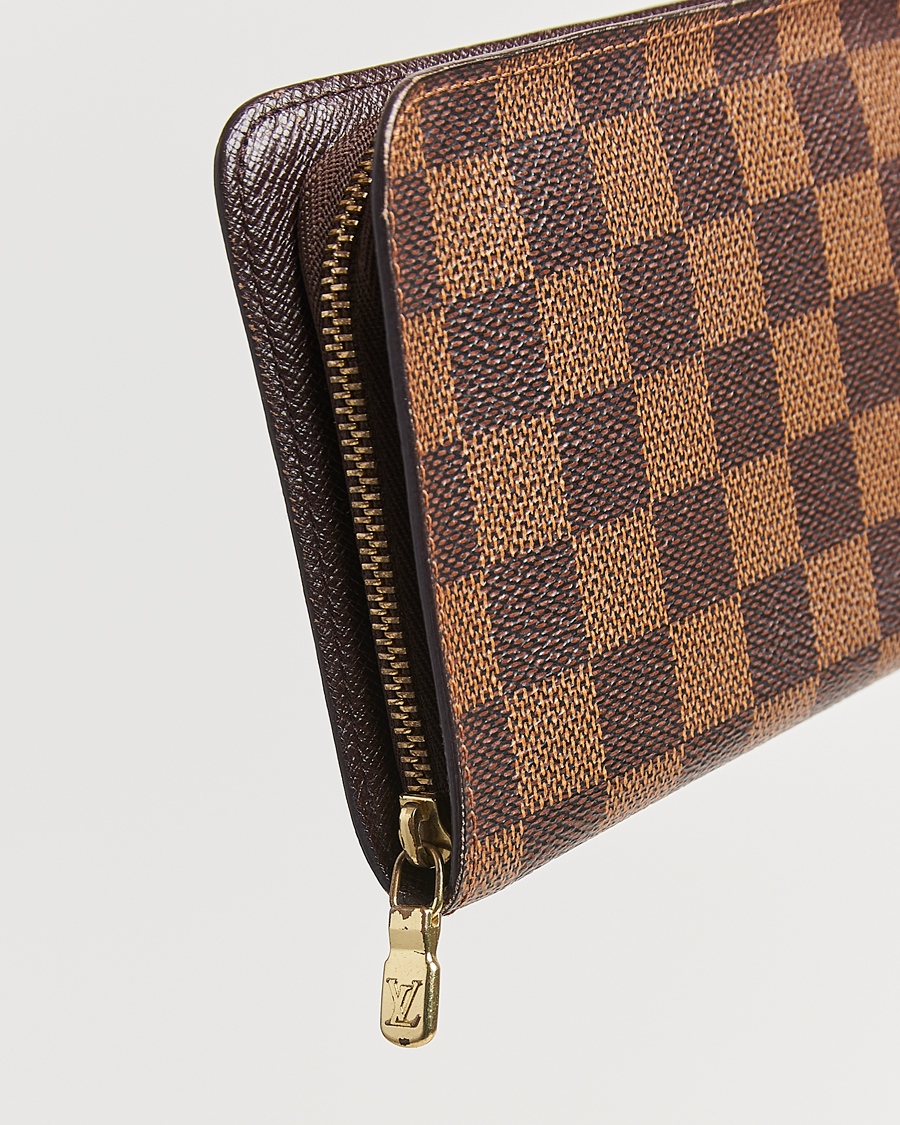 Heren | Louis Vuitton Pre-Owned Porte Monnaie Zippy Wallet Damier Ebene | Louis Vuitton Pre-Owned | Porte Monnaie Zippy Wallet Damier Ebene