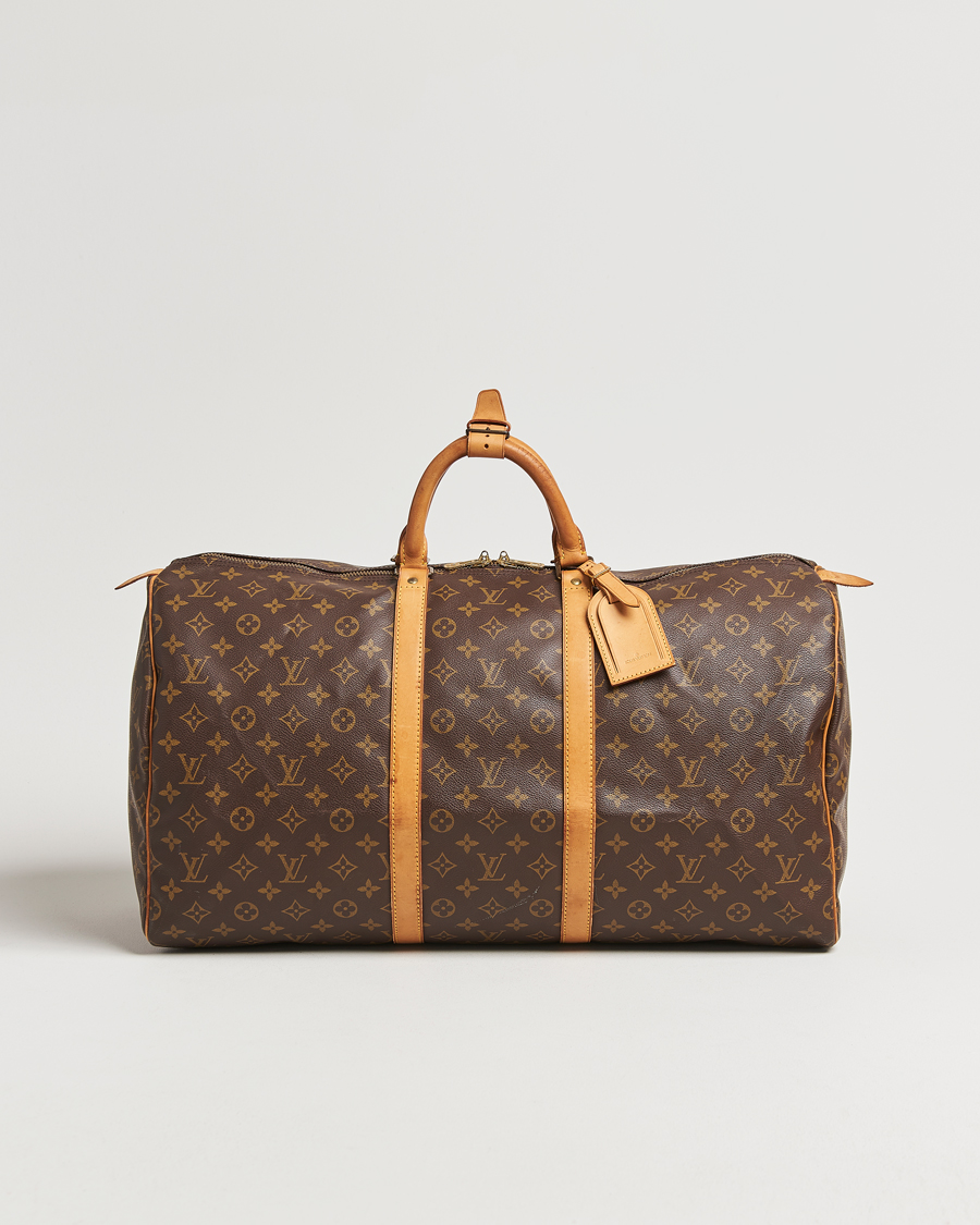 Homme | Pre-Owned & Vintage Bags | Louis Vuitton Pre-Owned | Keepall 55 Monogram