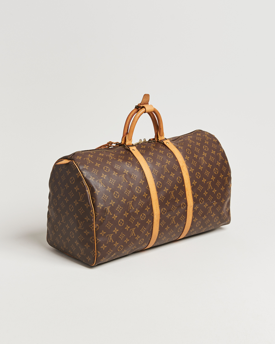 Homme | Pre-Owned & Vintage Bags | Louis Vuitton Pre-Owned | Keepall 55 Monogram