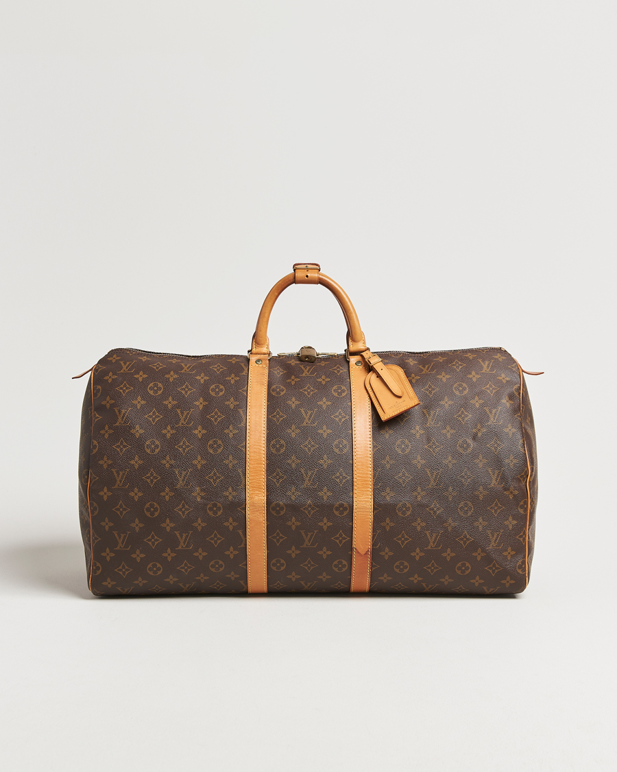 Homme | Pre-Owned & Vintage Bags | Louis Vuitton Pre-Owned | Keepall 55 Monogram