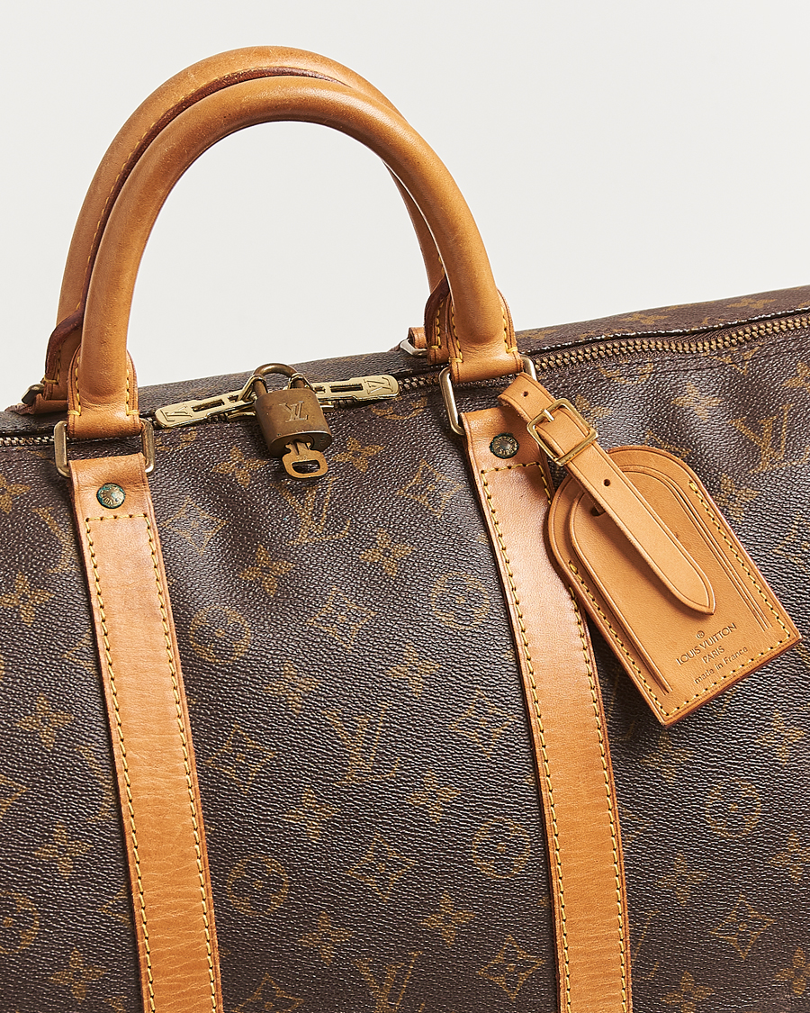 Homme | Pre-Owned & Vintage Bags | Louis Vuitton Pre-Owned | Keepall 55 Monogram