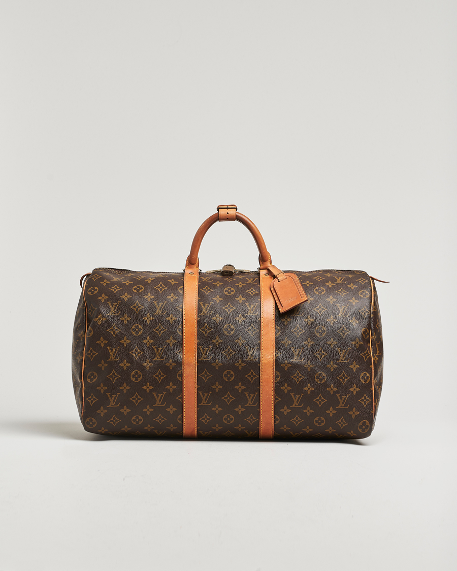 Homme | Pre-Owned & Vintage Bags | Louis Vuitton Pre-Owned | Keepall 50 Monogram