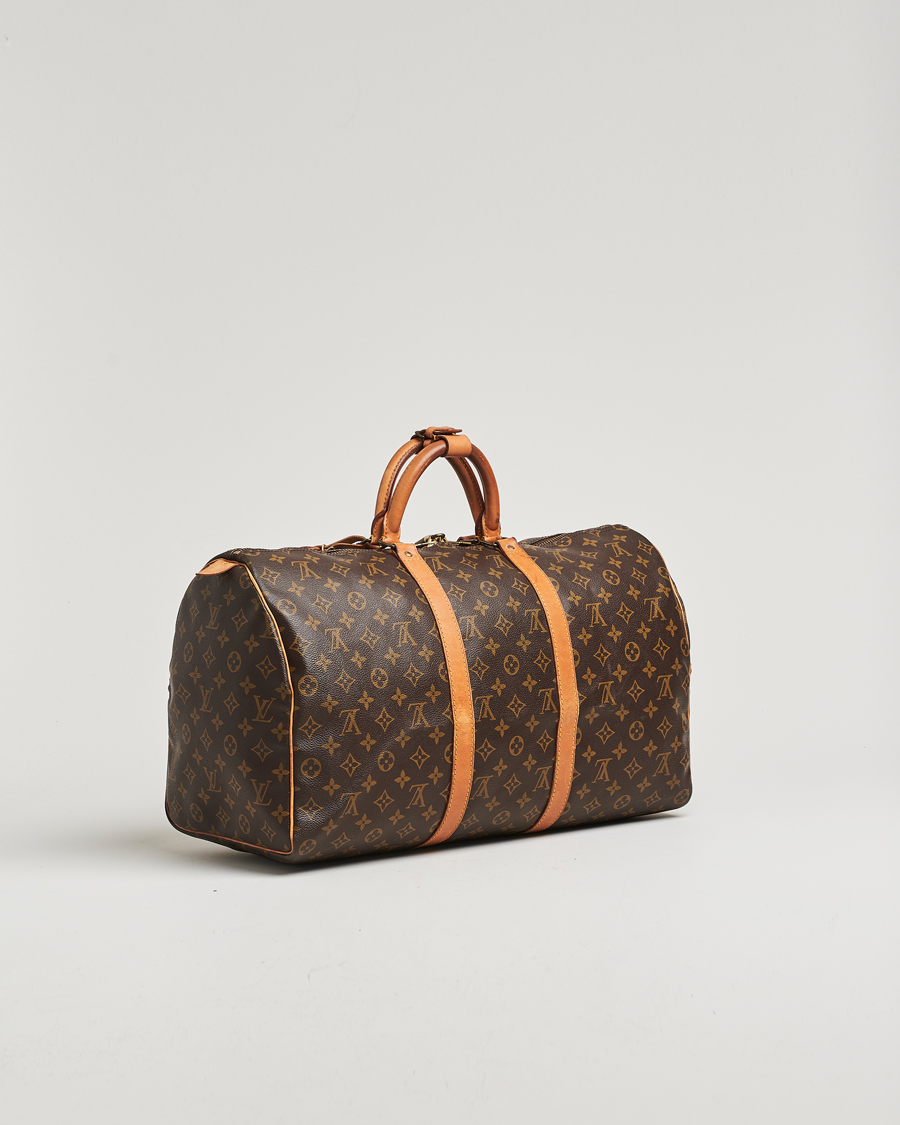 Homme | Pre-Owned & Vintage Bags | Louis Vuitton Pre-Owned | Keepall 50 Monogram