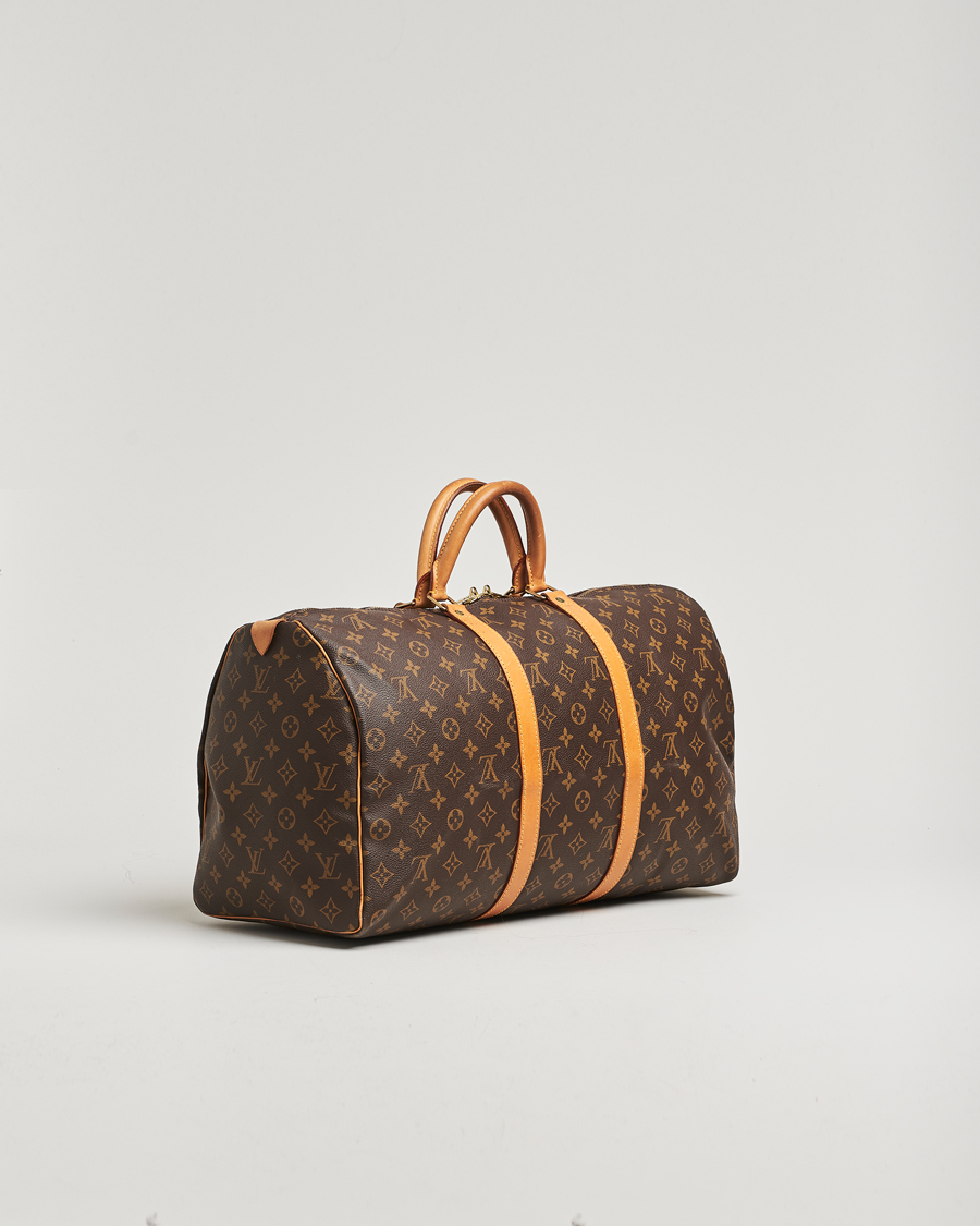 Homme | Pre-Owned & Vintage Bags | Louis Vuitton Pre-Owned | Keepall 50 Monogram