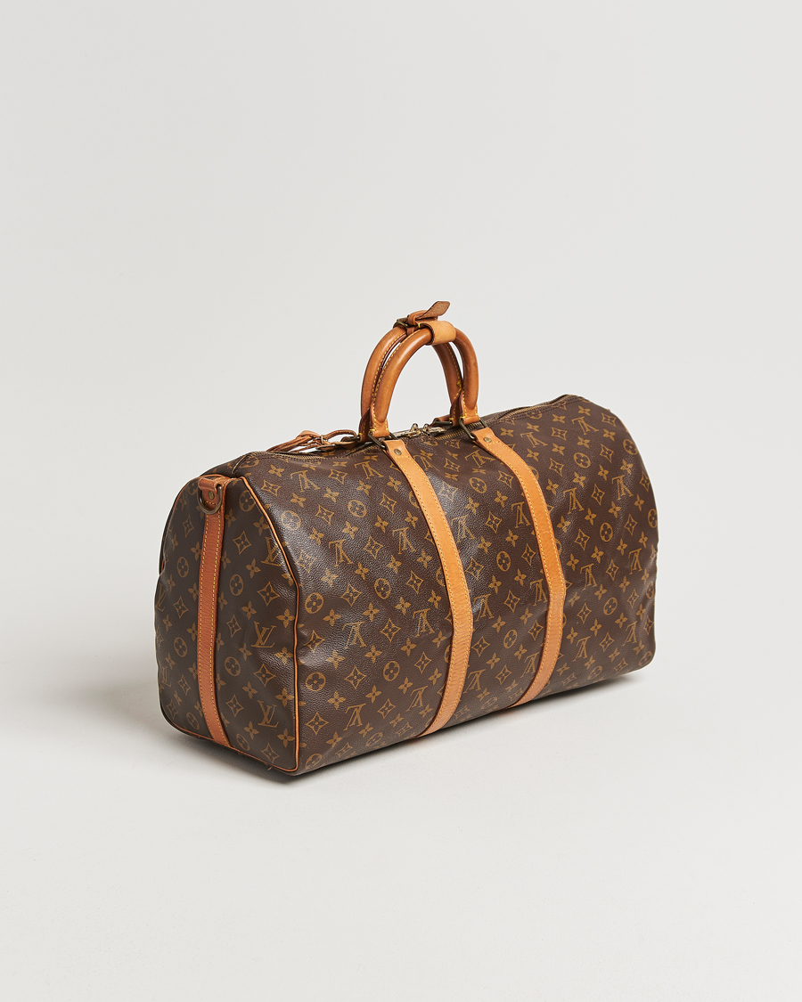 Homme | Pre-Owned & Vintage Bags | Louis Vuitton Pre-Owned | Keepall Bandoulière 50 Monogram