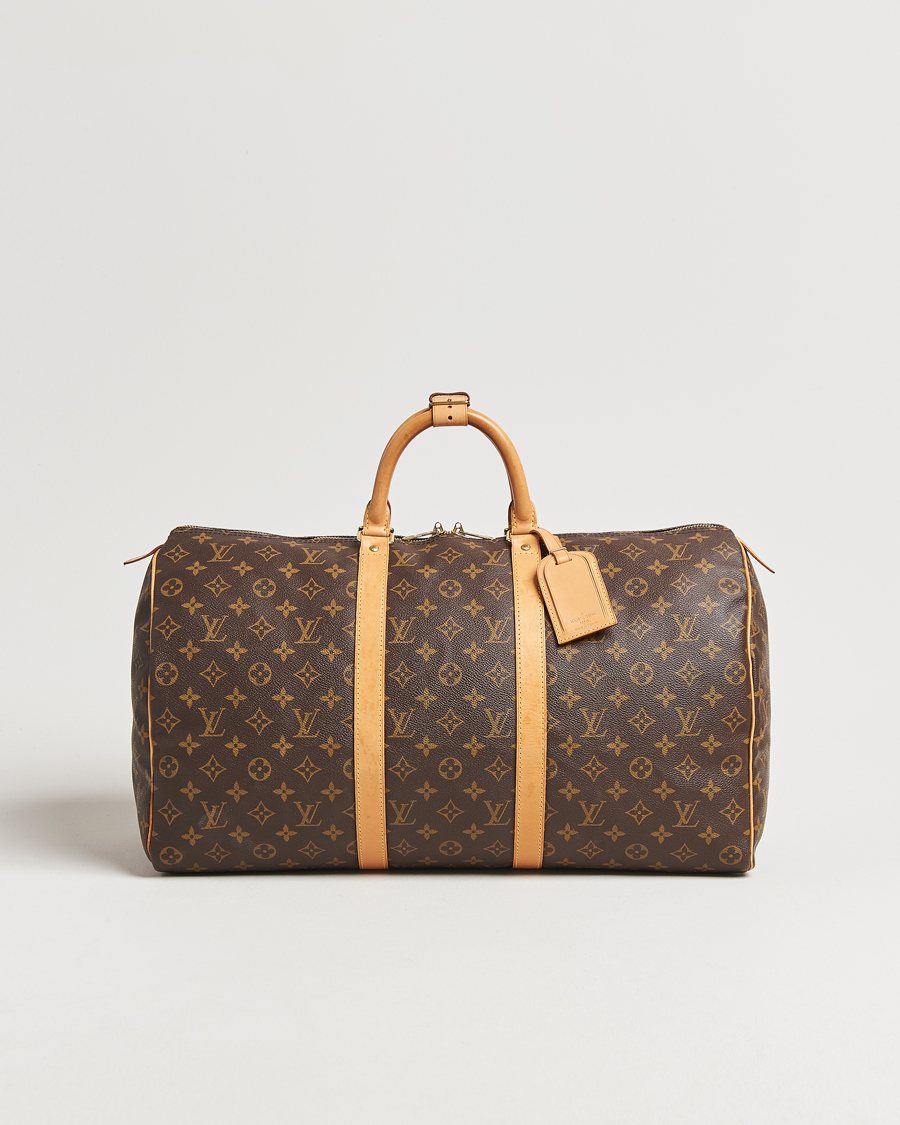 Homme | Pre-Owned & Vintage Bags | Louis Vuitton Pre-Owned | Keepall 50 Monogram