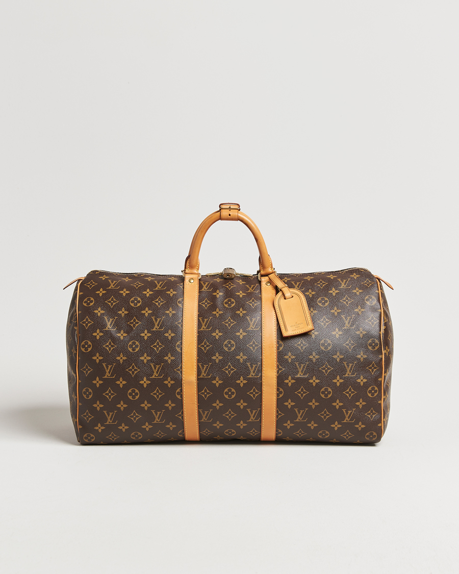 Homme | Pre-Owned & Vintage Bags | Louis Vuitton Pre-Owned | Keepall 50 Monogram