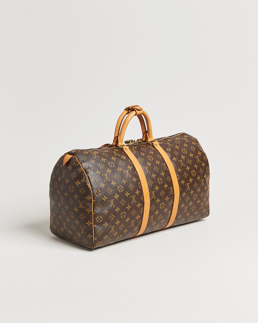 Homme | Pre-Owned & Vintage Bags | Louis Vuitton Pre-Owned | Keepall 50 Monogram