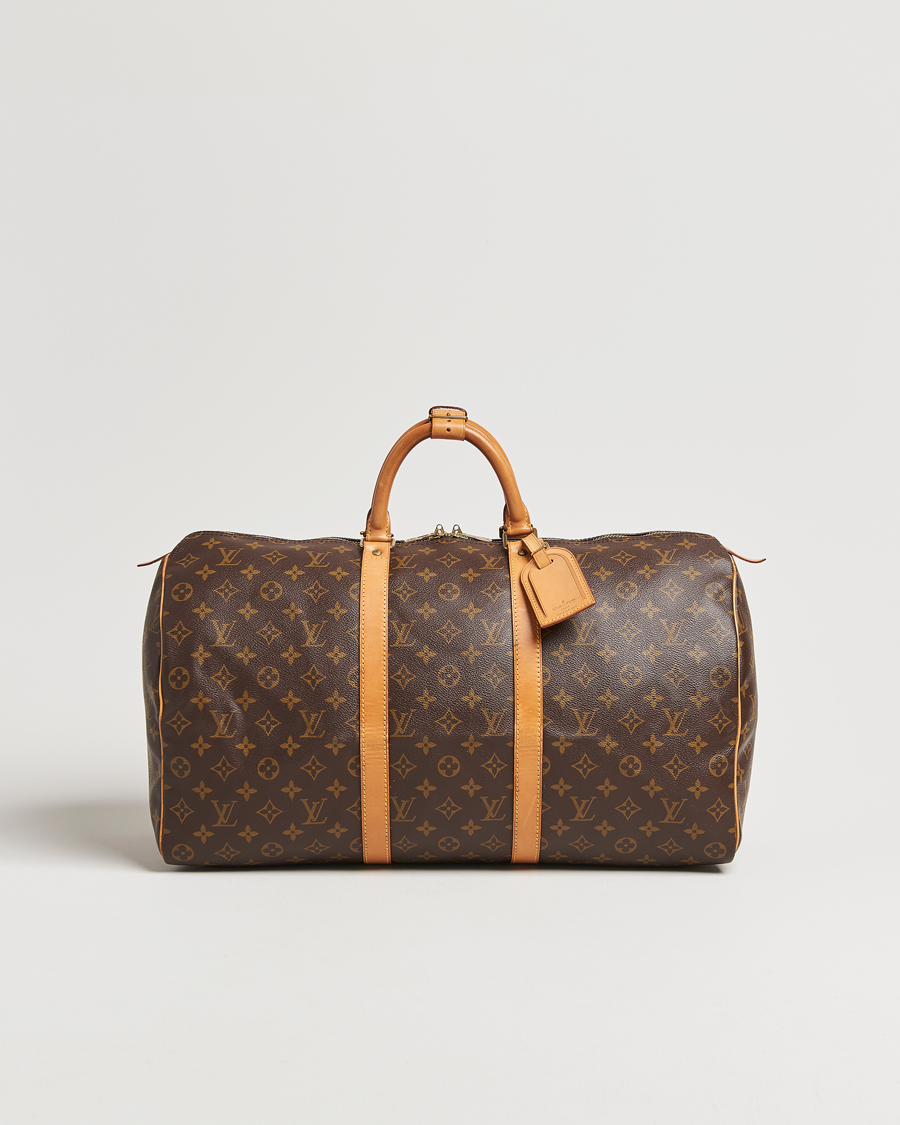 Homme | Pre-Owned & Vintage Bags | Louis Vuitton Pre-Owned | Keepall 50 Monogram