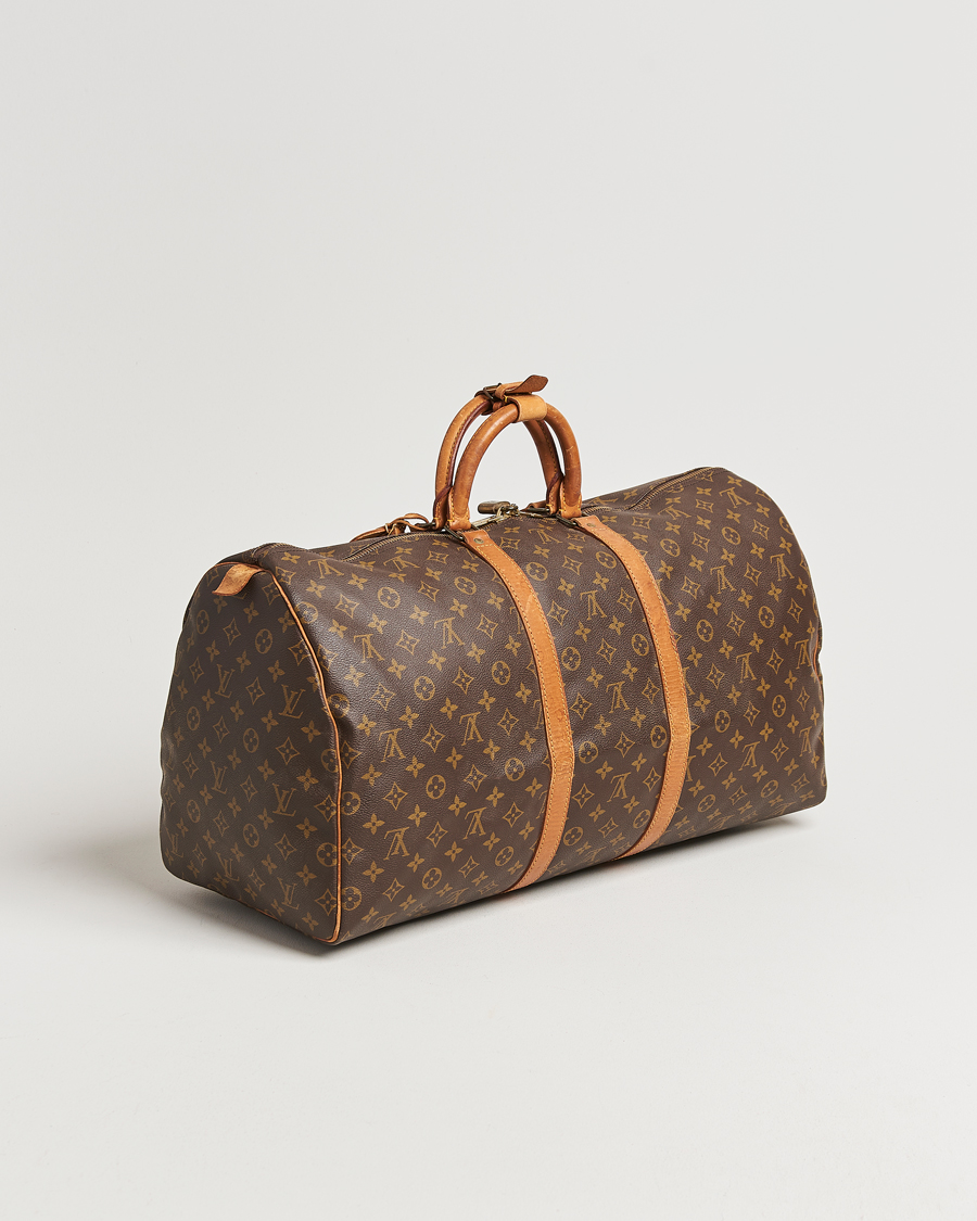 Homme | Pre-Owned & Vintage Bags | Louis Vuitton Pre-Owned | Keepall 55 Monogram