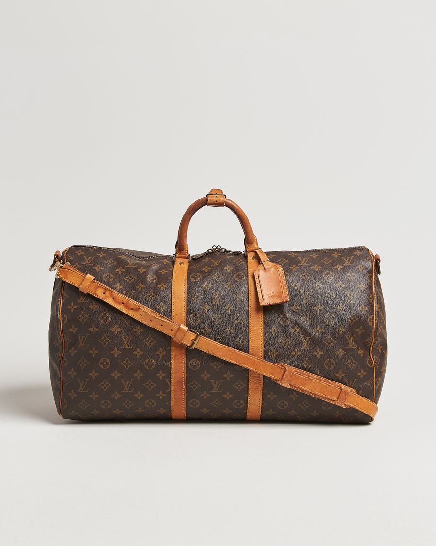 Homme | Pre-Owned & Vintage Bags | Louis Vuitton Pre-Owned | Keepall Bandoulière 55 Monogram
