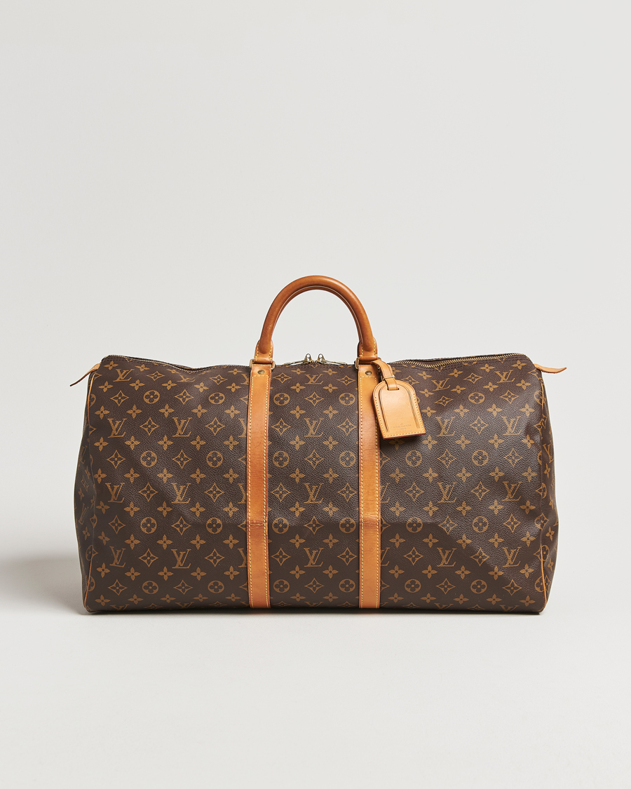 Homme | Pre-Owned & Vintage Bags | Louis Vuitton Pre-Owned | Keepall 55 Monogram