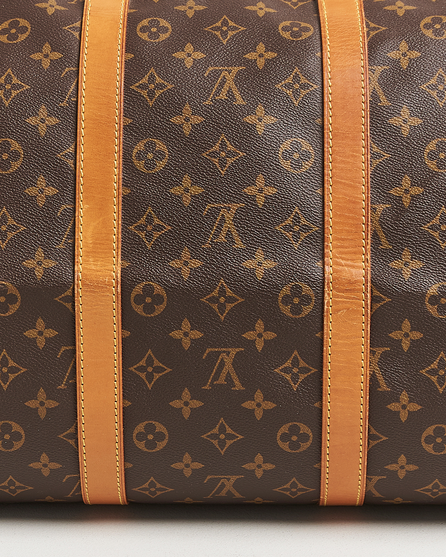 Homme | Pre-Owned & Vintage Bags | Louis Vuitton Pre-Owned | Keepall 55 Monogram