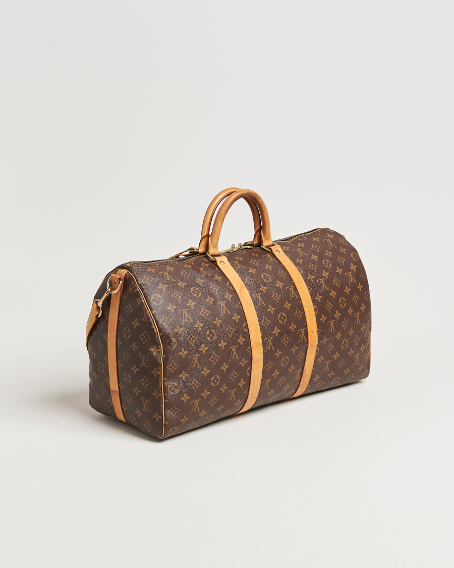 Homme | Pre-Owned & Vintage Bags | Louis Vuitton Pre-Owned | Keepall Bandoulière 50 Monogram