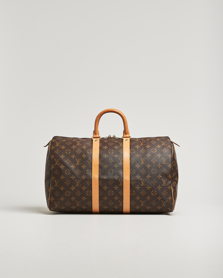 Heren | Pre-Owned & Vintage Bags | Louis Vuitton Pre-Owned | Keepall Bandoulière 45 Monogram