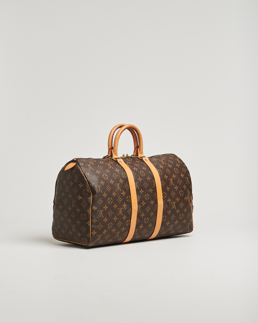 Heren | Pre-Owned & Vintage Bags | Louis Vuitton Pre-Owned | Keepall Bandoulière 45 Monogram