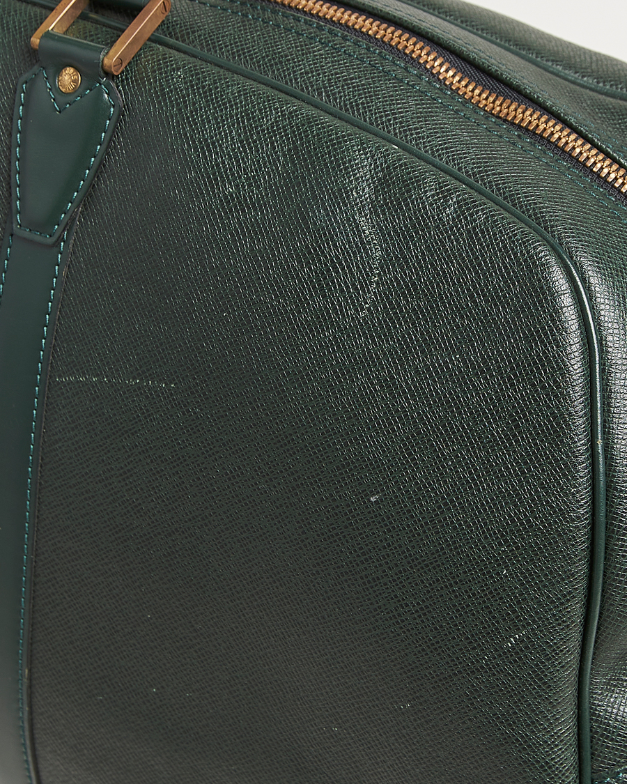 Homme | Pre-Owned & Vintage Bags | Louis Vuitton Pre-Owned | Taiga Kendall GM Weekend Bag Green