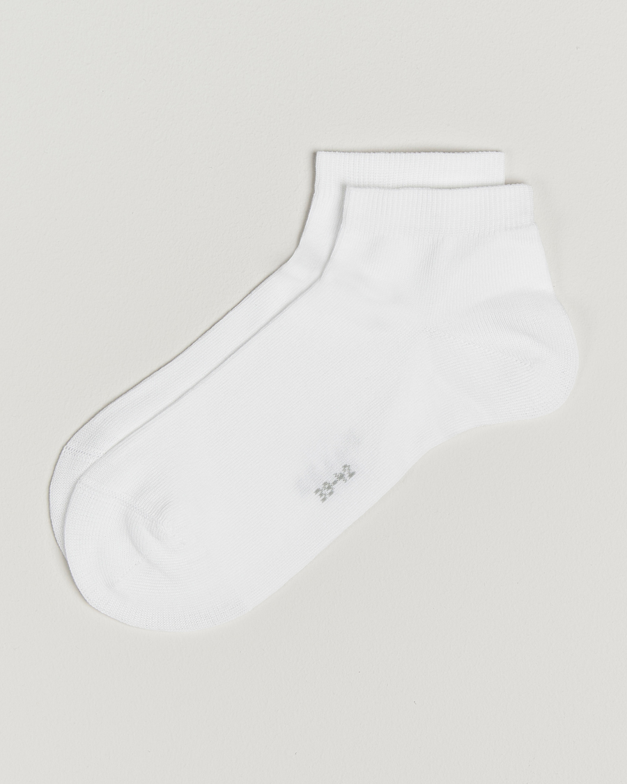 Homme | Sous-Vêtements Et Chaussettes | Falke | Happy 2-Pack Cotton Sneaker Socks White