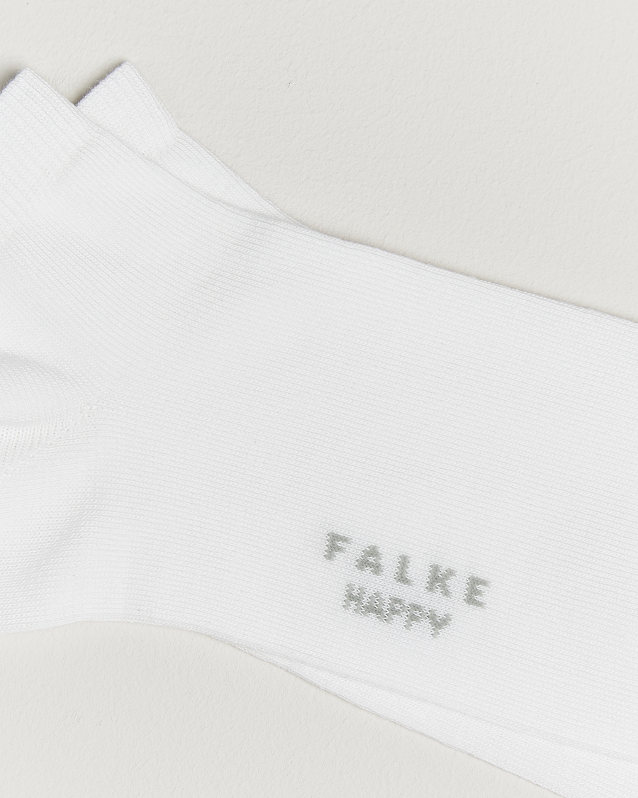 Homme | Sous-Vêtements Et Chaussettes | Falke | Happy 2-Pack Cotton Sneaker Socks White
