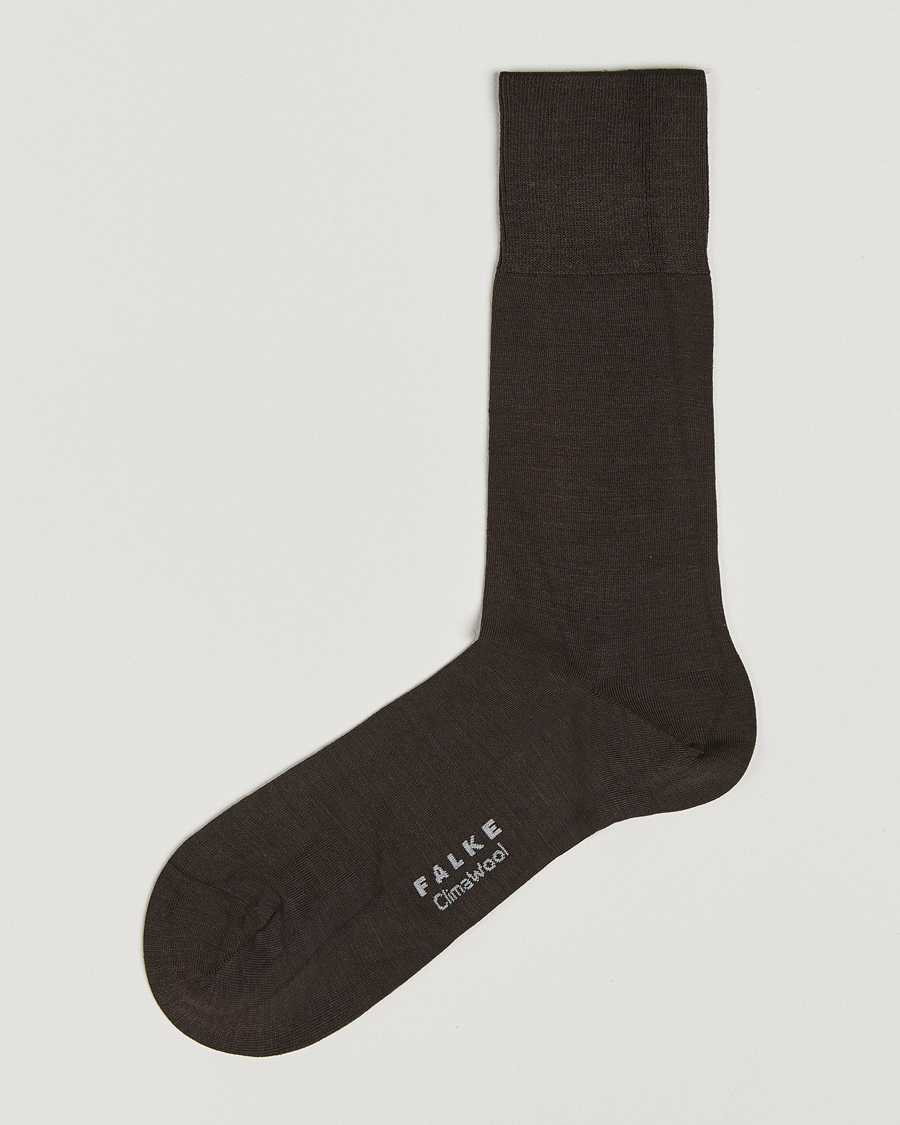 Heren | Ondergoed | Falke | Clima Wool Sock Brown