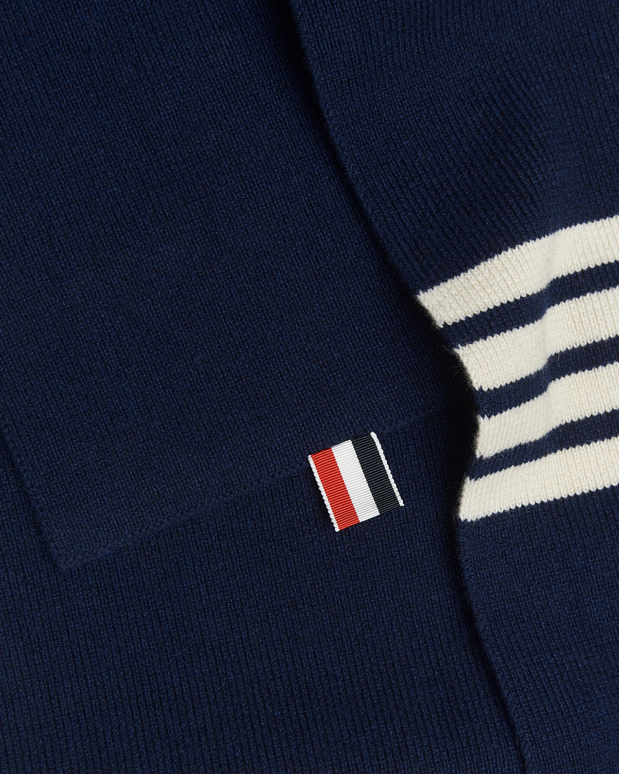 Heren | Sjaals | Thom Browne | Cashmere Rib Scarf Navy