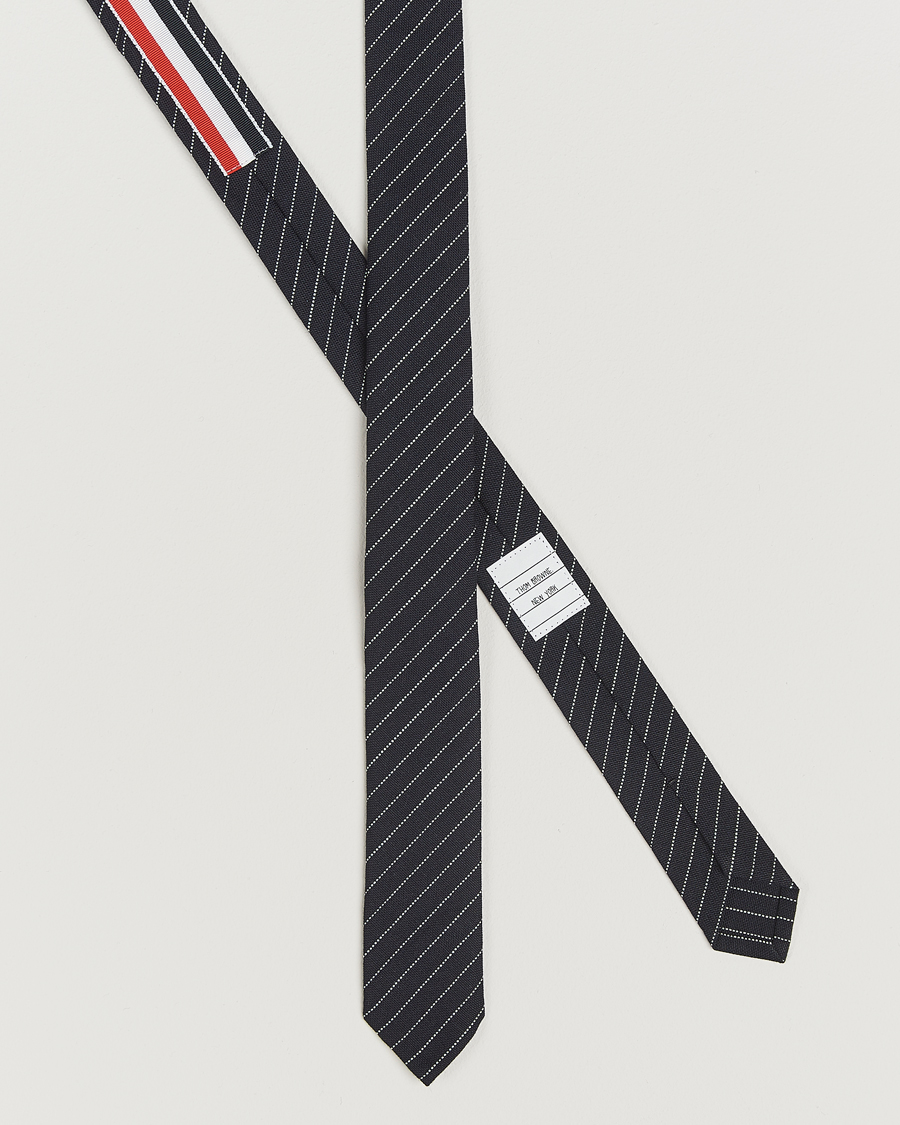 Heren | Stropdassen | Thom Browne | Pinstripe Wool Tie Navy