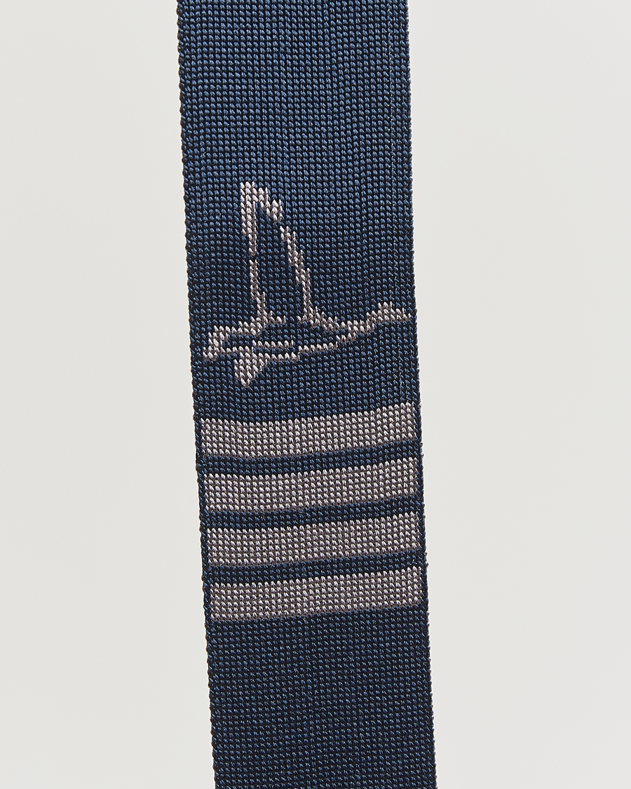 Heren | Stropdassen | Thom Browne | Jacquard Knit Tie Navy