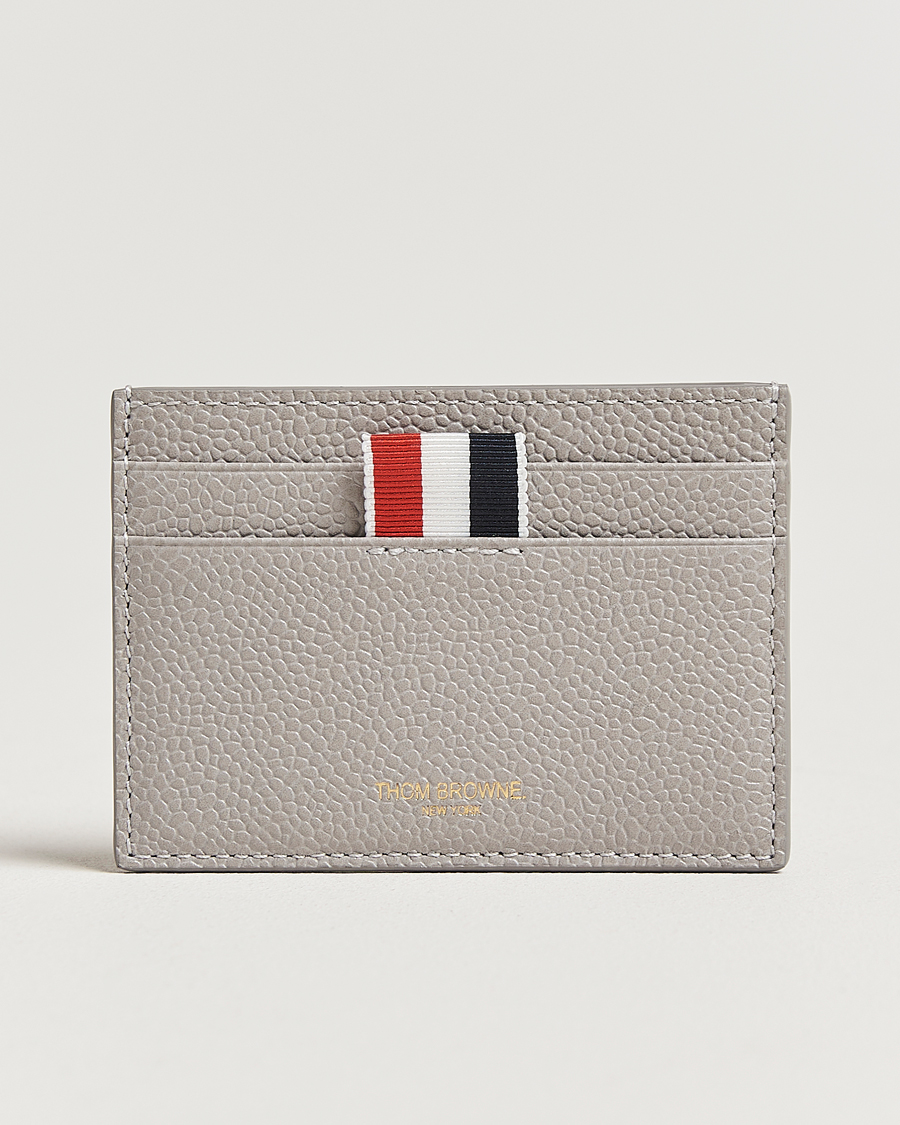 Heren | Portemonnees | Thom Browne | Double Sided Card Holder Light Grey