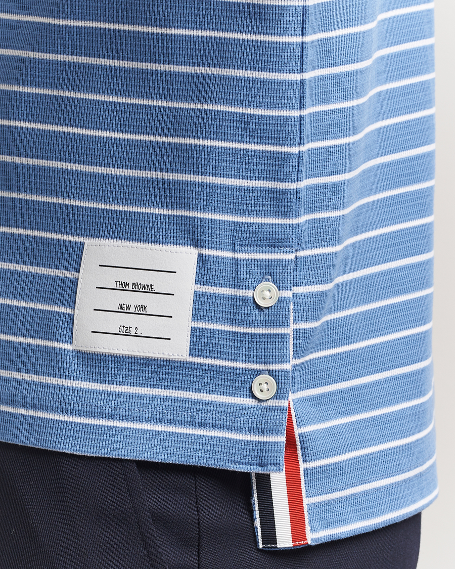 Homme | T-shirts | Thom Browne | Long Sleeve T-Shirt Blue/White