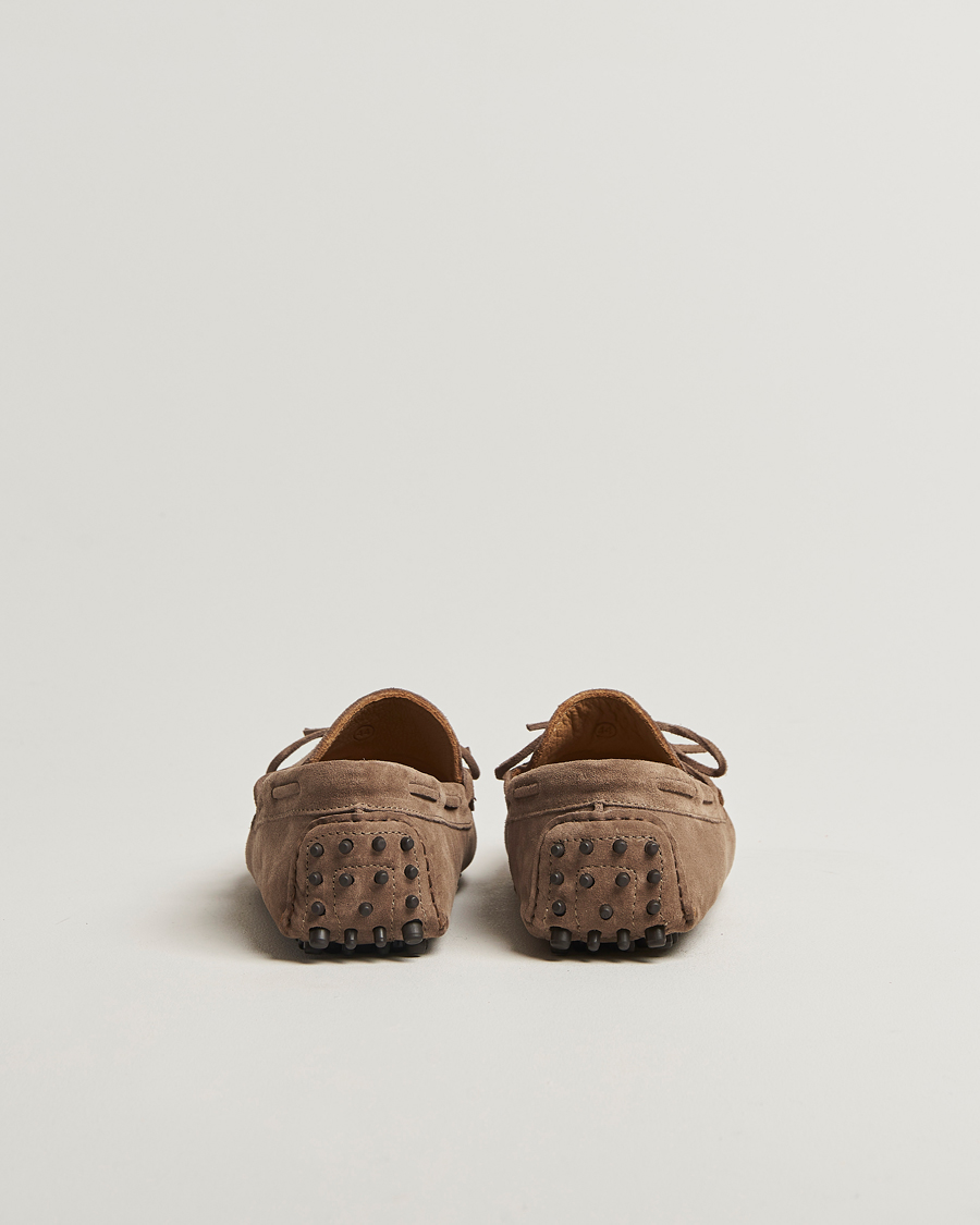 Heren | Mocassins | Oscar Jacobson | Driving Shoe Suede Grey