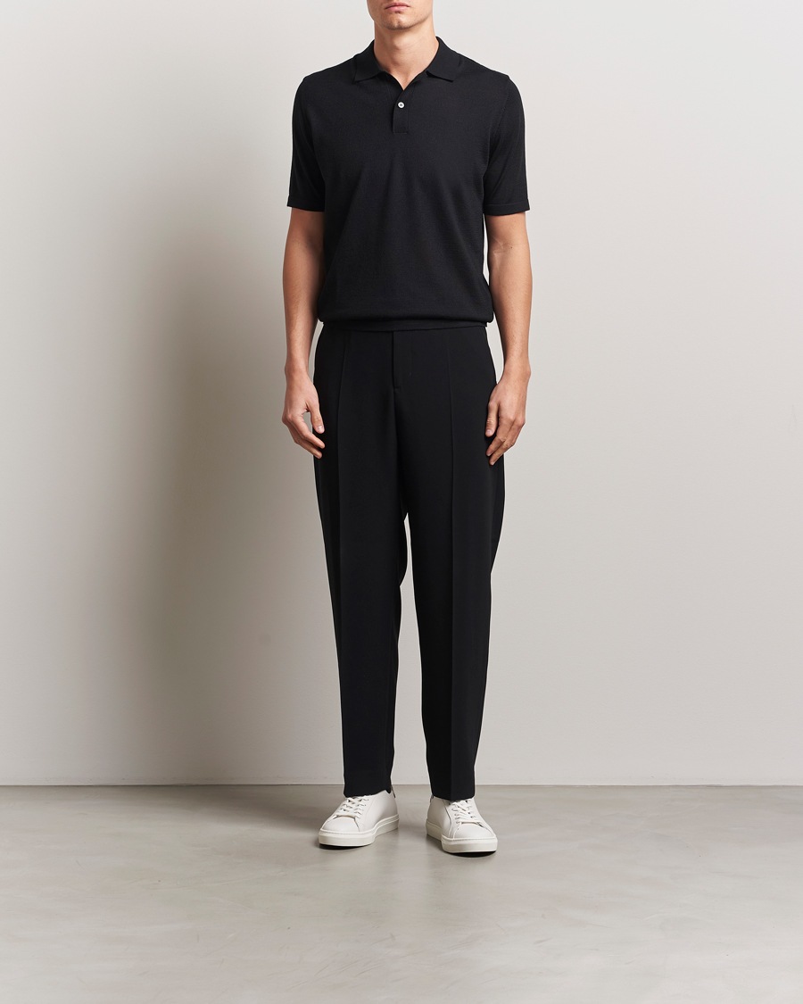 Heren | Polo's | Samsøe Samsøe | Sarown Knitted Polo Black