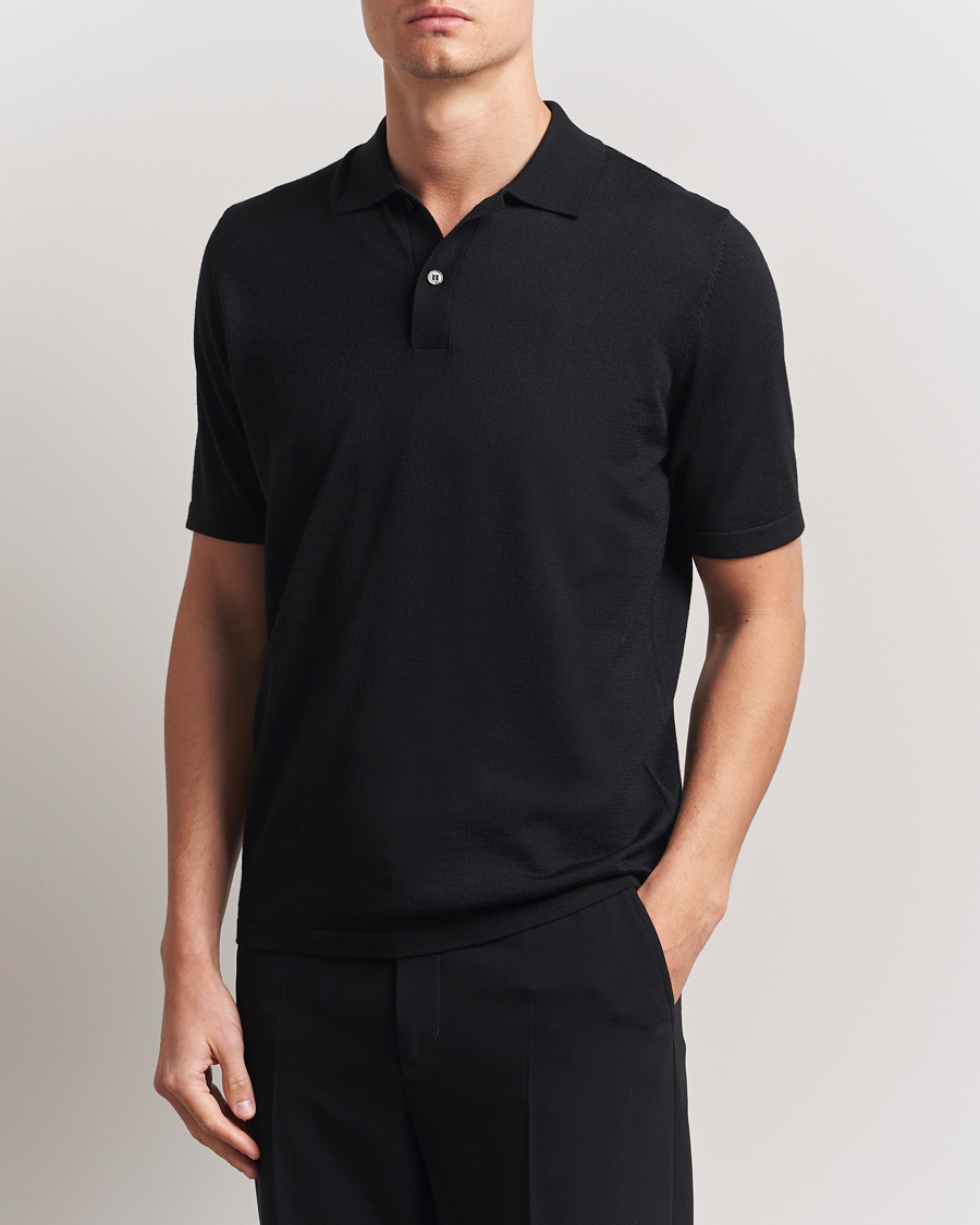 Heren | Polo's | Samsøe Samsøe | Sarown Knitted Polo Black