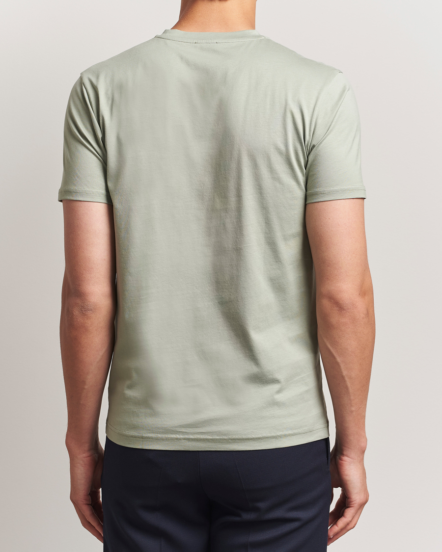 Heren | T-shirts | Sunspel | Riviera Midweight T-Shirt Pastel Green