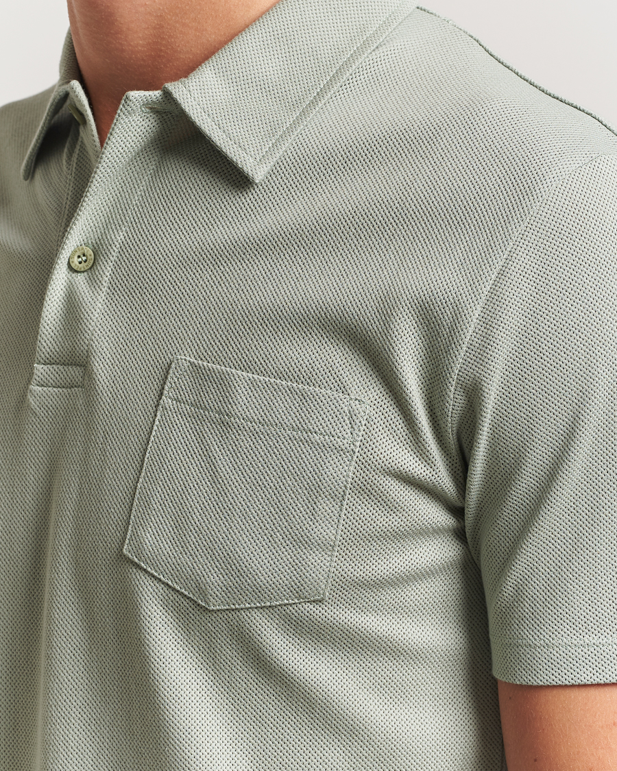 Homme | Polos | Sunspel | Riviera Polo Shirt Pastel Green