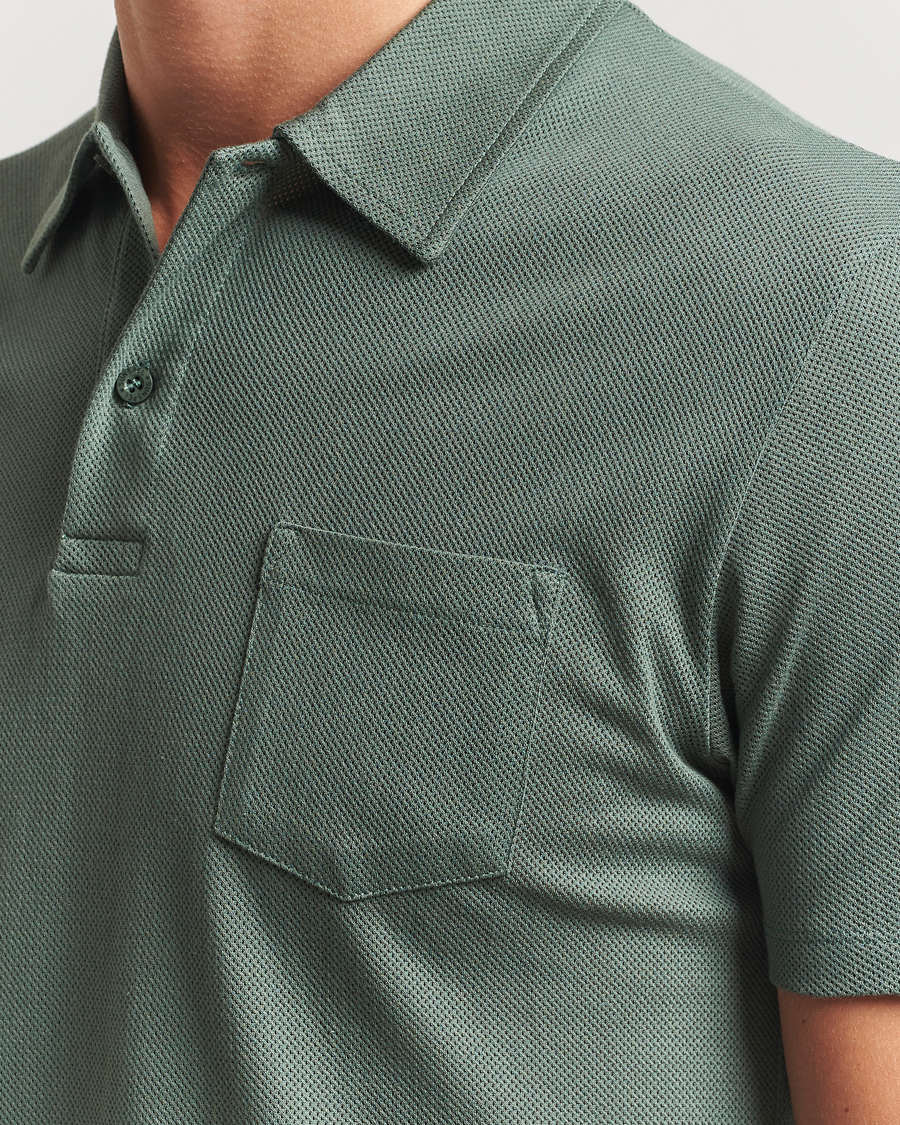 Homme | Polos | Sunspel | Riviera Polo Shirt Dusk Green