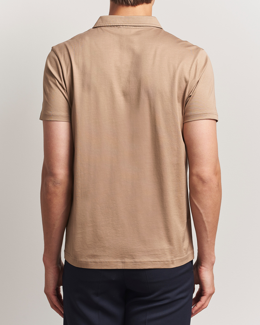 Homme | Polos | Sunspel | Cotton Jersey Polo Dune