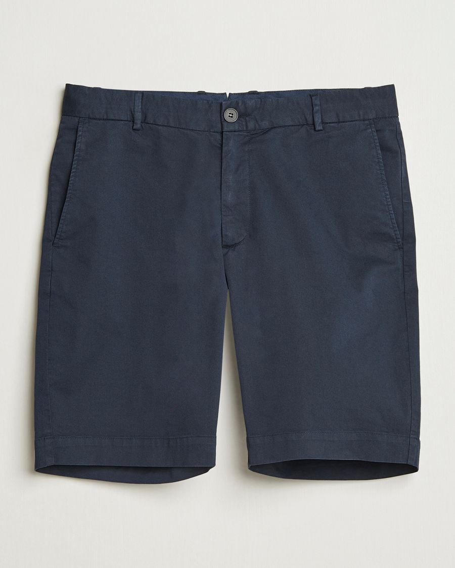 Homme | Shorts | Sunspel | Cotton Chino Shorts Navy