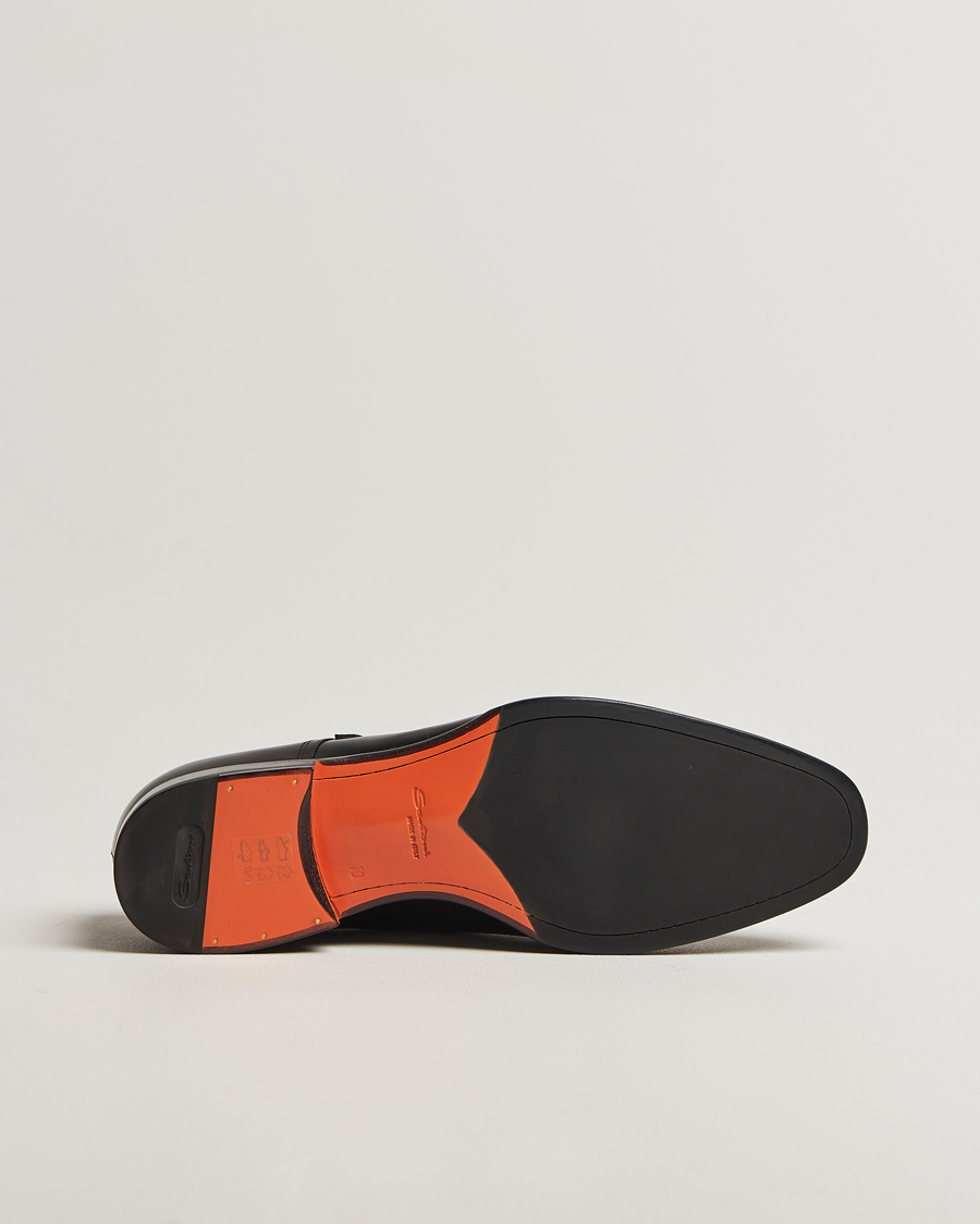 Heren | Gespschoenen | Santoni | Adrian Double Monk Black Calf