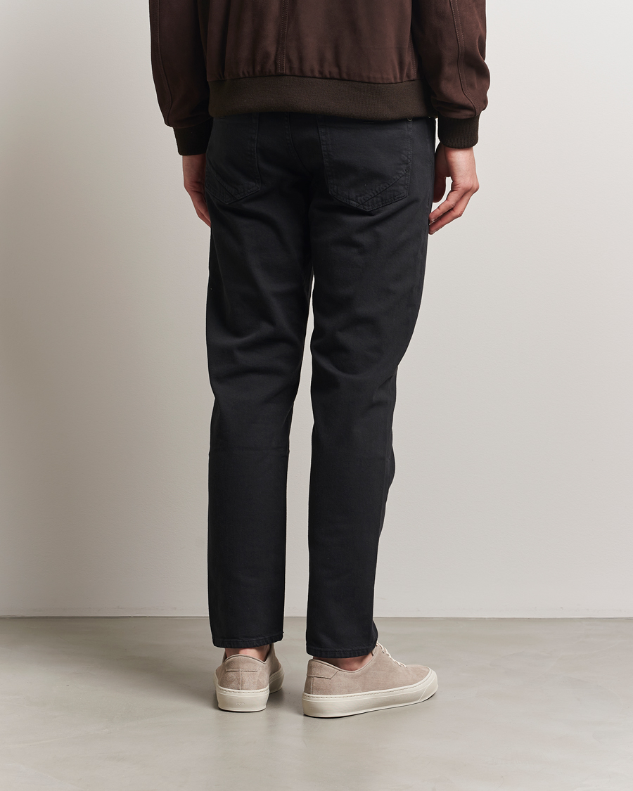 Heren | Broeken | Incotex | 5-Pocket Cotton Stretch Pants Black