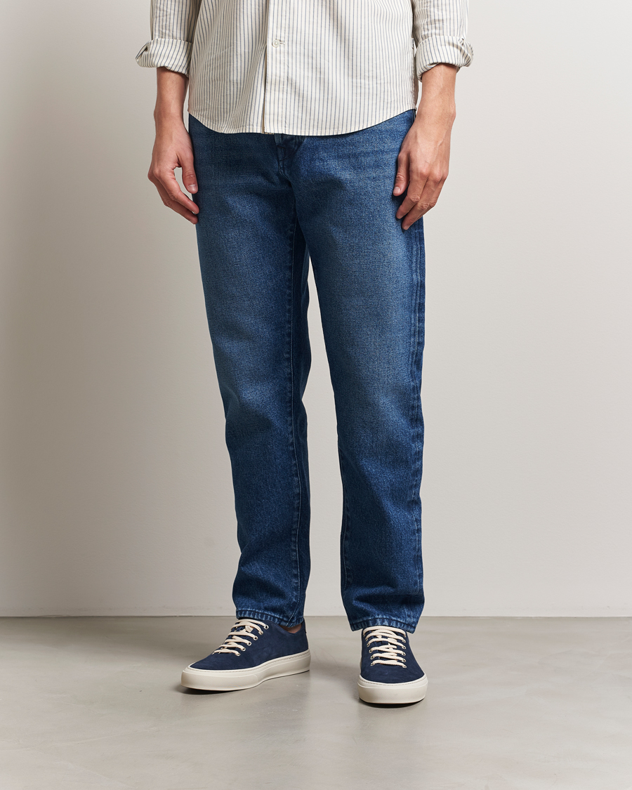 Heren | Jeans | Incotex | 5-Pocket Stretch Denim Dark Wash