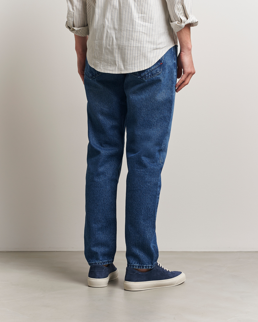 Heren | Jeans | Incotex | 5-Pocket Stretch Denim Dark Wash