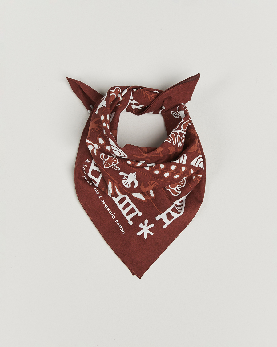 Heren | Snow Peak OG Cotton Nordic Bandana Bordeaux | Snow Peak | OG Cotton Nordic Bandana Bordeaux