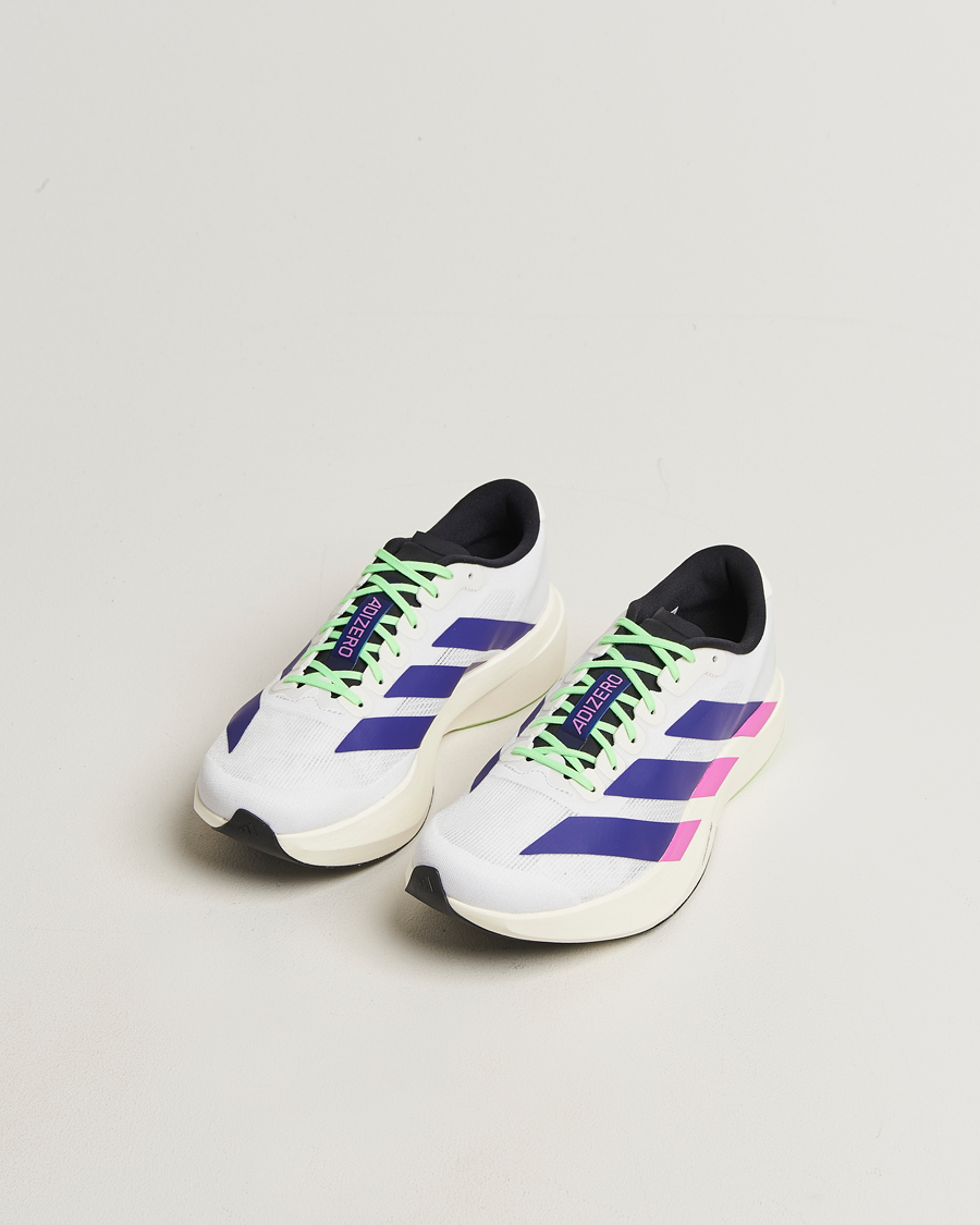 Heren | Sneakers | adidas Performance | Adizero Evo SL Running Sneaker White/Purple