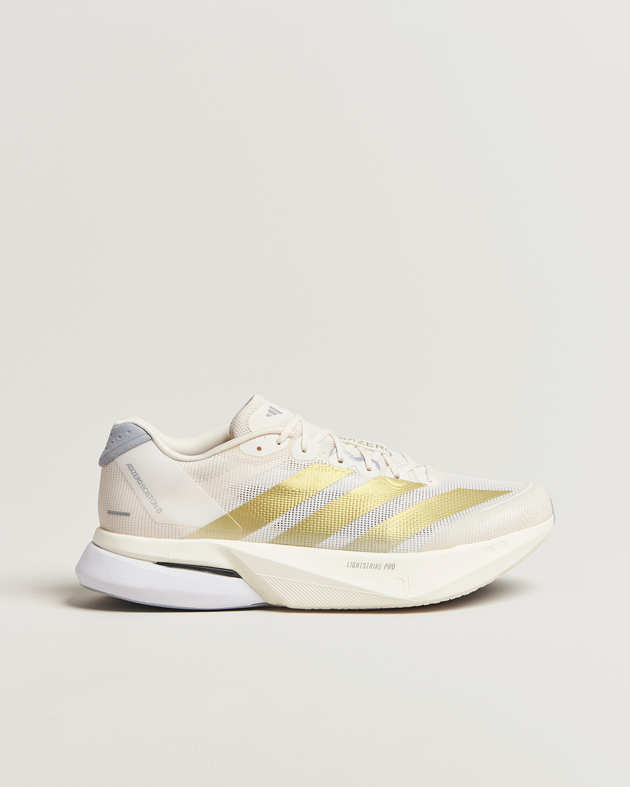 Homme | Baskets | adidas Performance | Adizero Boston 13 Running Sneaker White/Gold