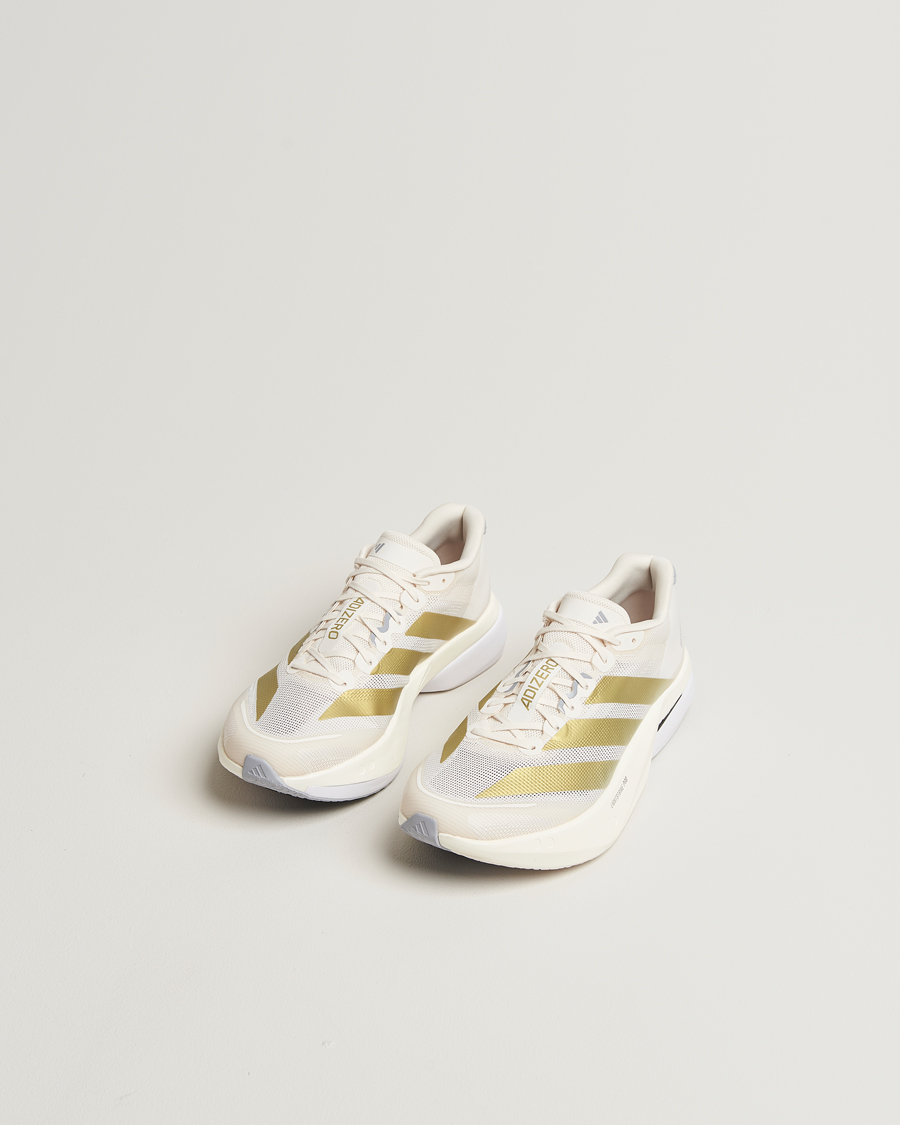 Homme | Baskets | adidas Performance | Adizero Boston 13 Running Sneaker White/Gold