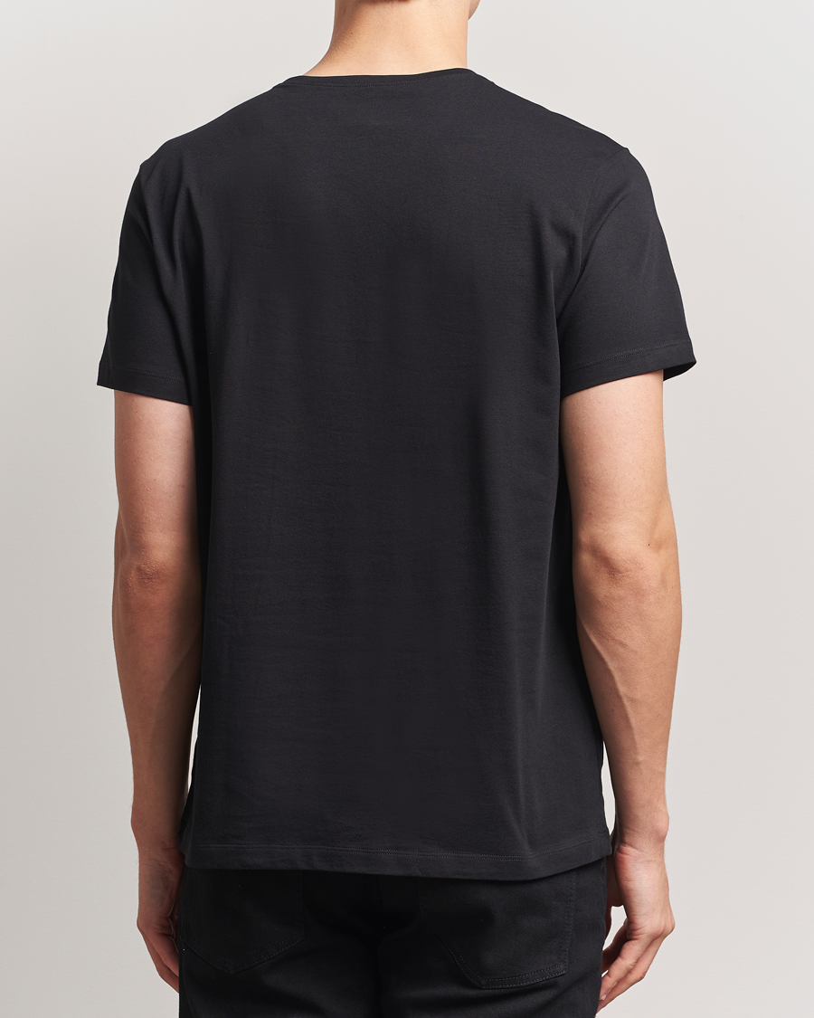 Heren | T-shirts | BOSS BLACK | 2-Pack Relaxed Fit V-Neck T-Shirt Black