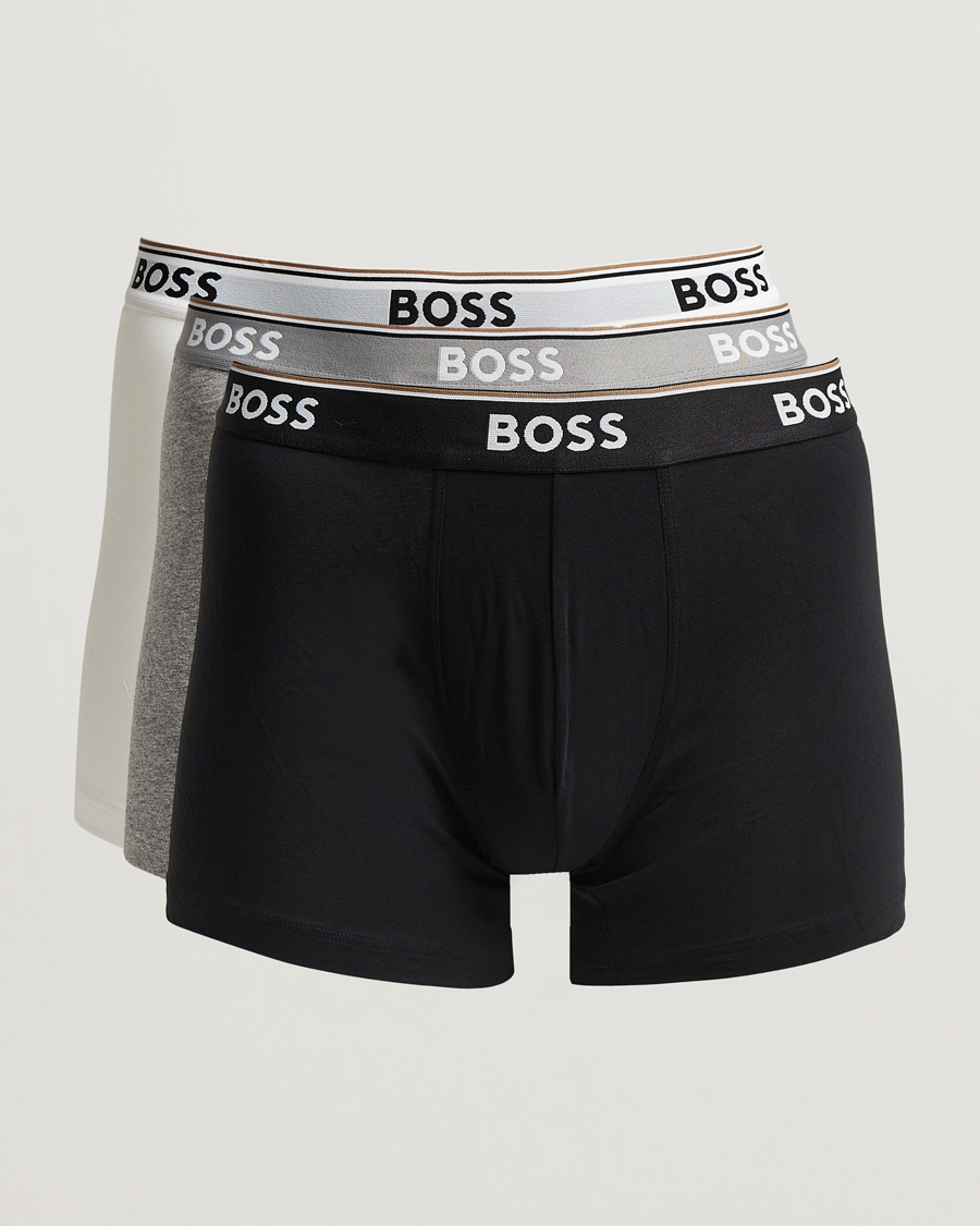 Homme | Sous-Vêtements Et Chaussettes | BOSS BLACK | 3-Pack Boxer Brief White/Grey/Black