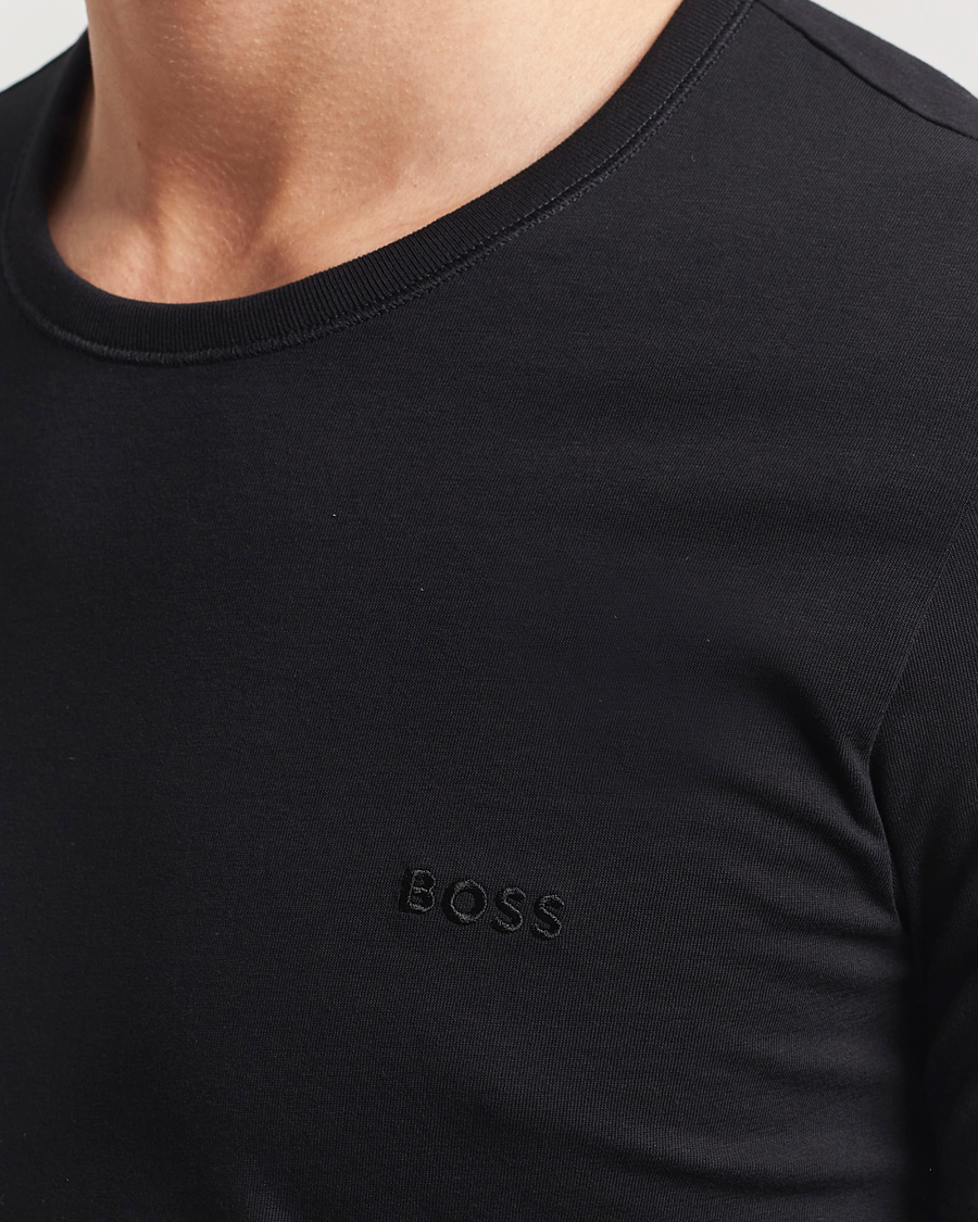 Heren | T-shirts | BOSS BLACK | 3-Pack Crew Neck T-Shirt Black