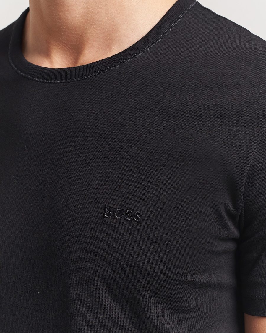 Heren | T-shirts | BOSS BLACK | 3-Pack Crew Neck T-Shirt Black/Blue/Grey