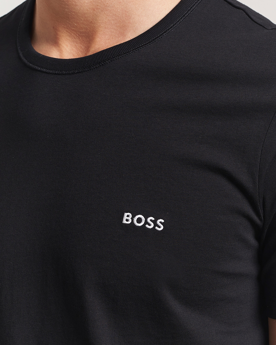 Homme | T-shirts | BOSS BLACK | 3-Pack Crew Neck T-Shirt White/Navy/Black
